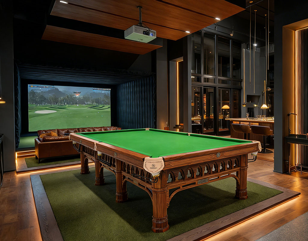 Rasson Gothic Dynasty Snooker Table - Lifestyle Shot